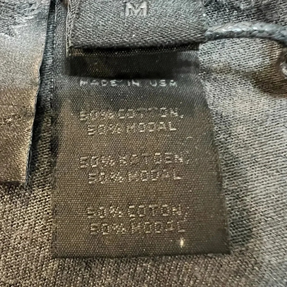 Harley Davidson Gray Graphic Cropped Back Tee. Size Medium. NWT. - Picture 6 of 8